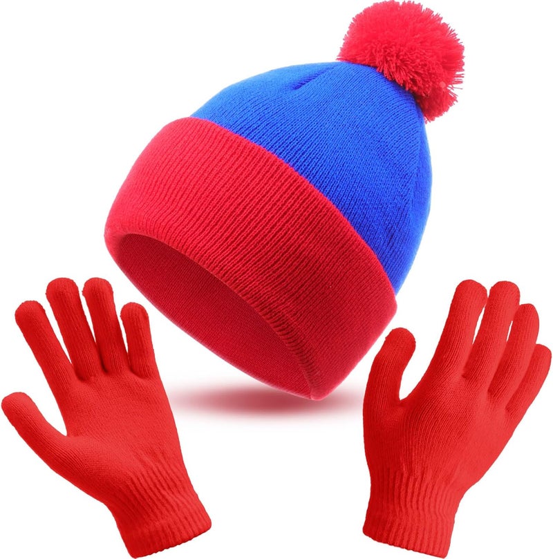 Shinymoon Beanie Hat Knit Pom Halloween Character Cosplay Winter Headwear Knitted Pompom Women Men's Novelty Cute Warm Caps - Image 2